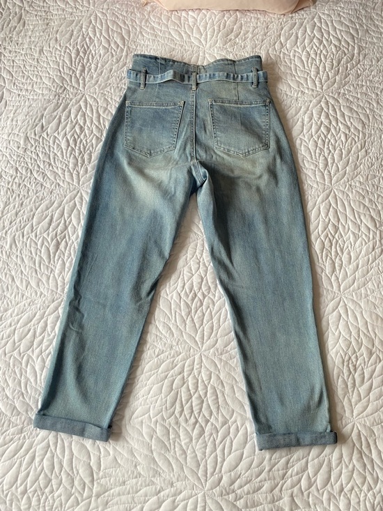 Hi-Rise Sliychy Tie-Waist Women's Jeans - Picture 8 of 8